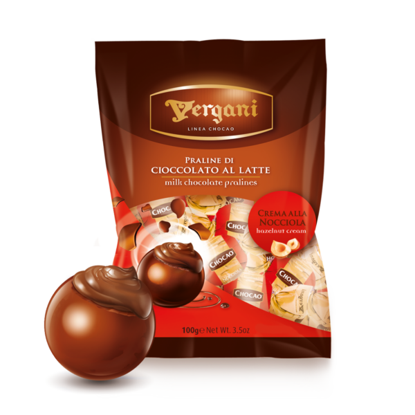 Sfere latte ripiene con crema alla nocciola