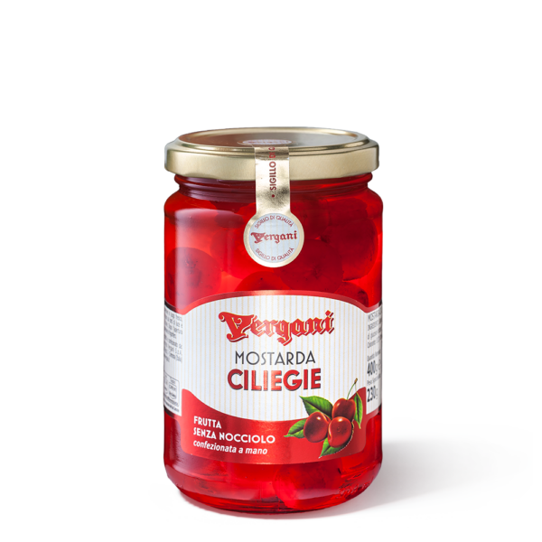 Vergani Mostarda - spicy candied cherries mix